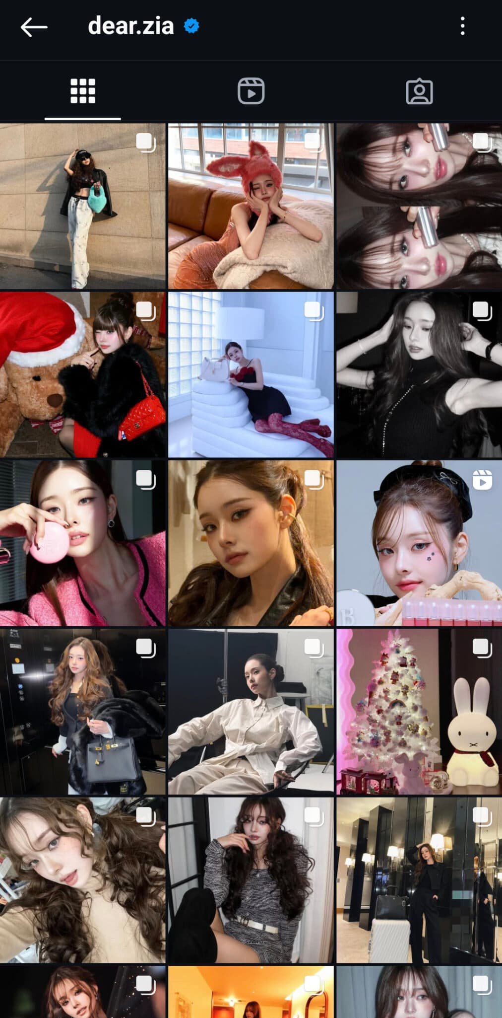 Song Ji-a from Season 1 on Instagram