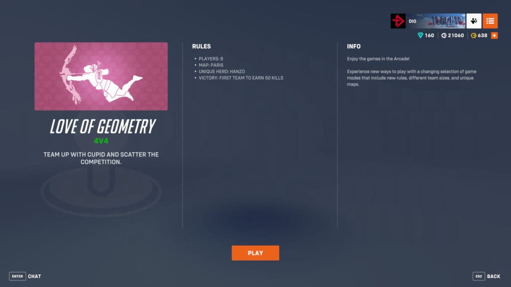 How Love of Geometry works in Overwatch 2 (Image via esport.gg)