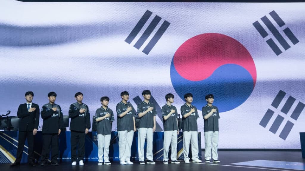 South Korea won the first-ever LoL gold medal at the Asian Games (Image via The Esports Writer)