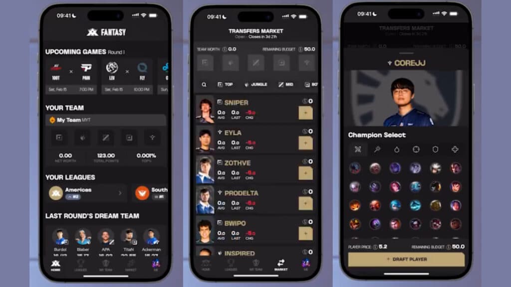 LTA Fantasy screenshots (Image by LTA South)