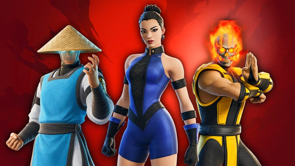 Mortal Kombat x Fortnite Raiden & Kitana Skins: Release date, price, & more cover image