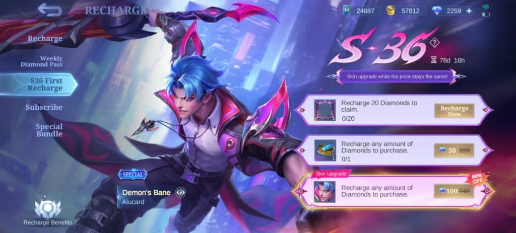 Every ranked season, you can purchase one Rename Card for 50 Diamonds (Screenshot via esports.gg)