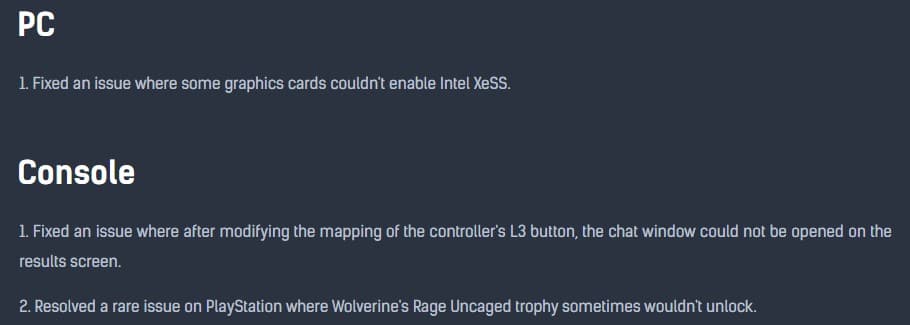Marvel Rivals update (image via <a href="https://www.marvelrivals.com/gameupdate/20250304/41548_1215931.html">Marvel Rivals</a>)