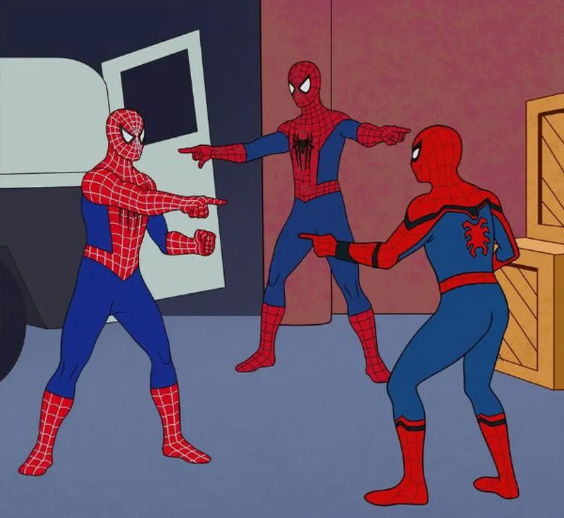 Triple Spiderman (image via esports.gg)