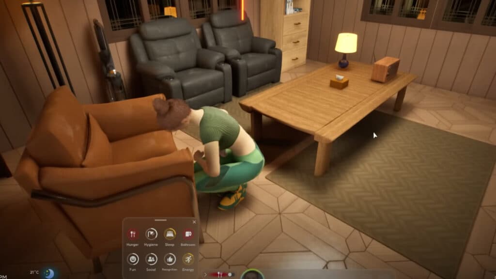 Zois can feel sick (Image by KRAFTON)