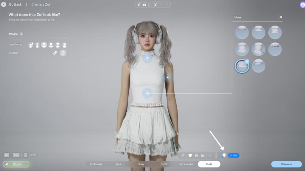 Customize your clothing in inZOI with AI (Screenshot by esports.gg)