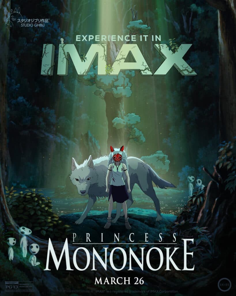 Princess Mononoke 4K Restoration official poster (Image by IMAX)