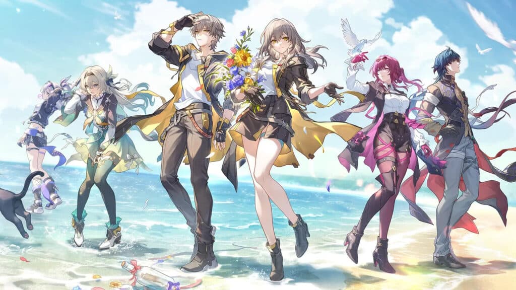 Art for the Honkai Star Rail second anniversary in April 2025. (Image via HoYoverse)