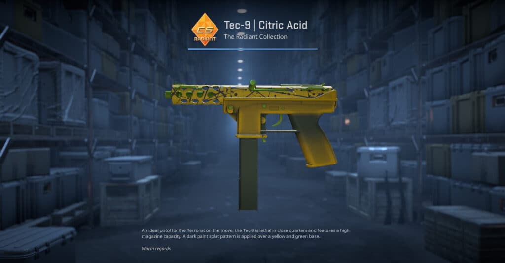 Tec-9 Citric Acid. (Screenshot by esports.gg)