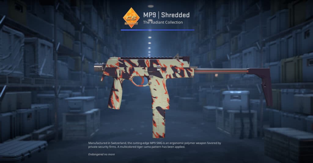 MP9 Shredded. (Screenshot by esports.gg)