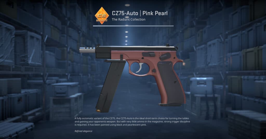 CZ-75 Pink Pearl. (Screenshot by esports.gg)