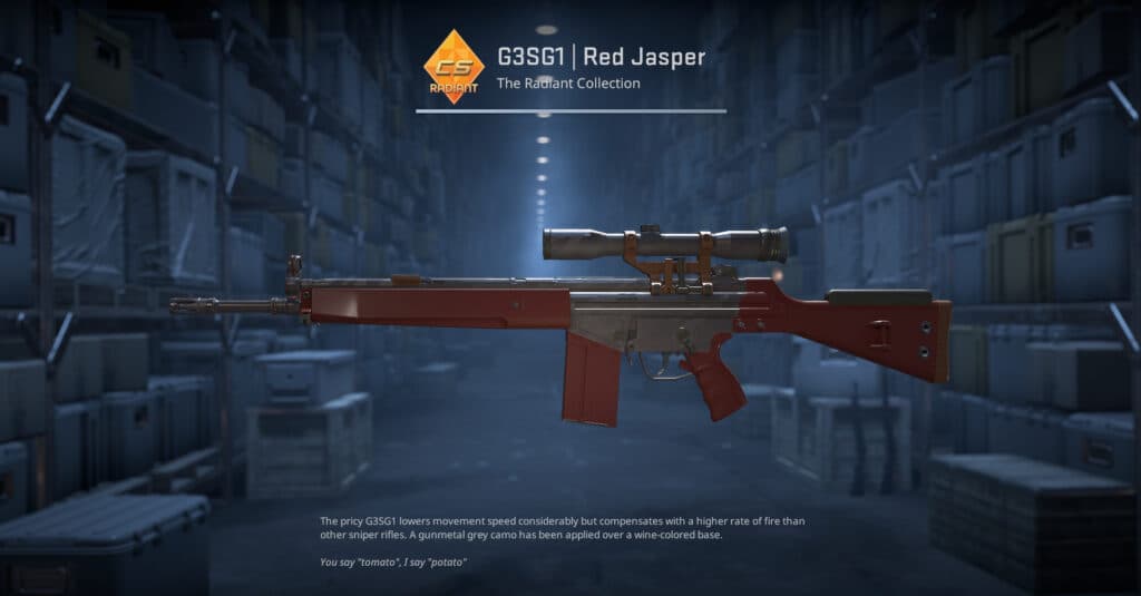 G3SG1 Red Jasper. (Screenshot by esports.gg)