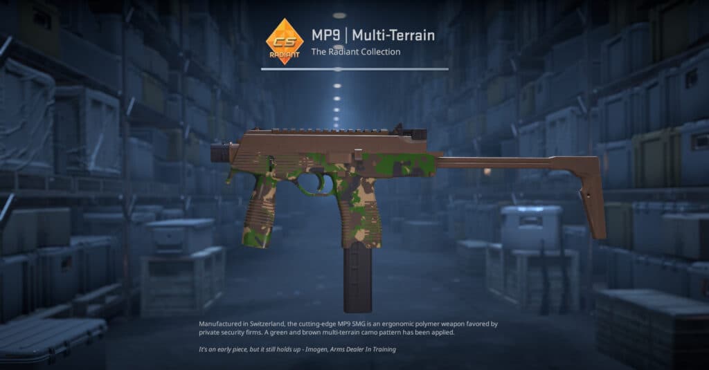 MP9 Multi-Terrain. (Screenshot by esports.gg)