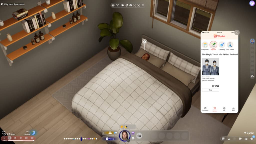 Pocket Marcket services include a repairing team (Screenshot by esports.gg)