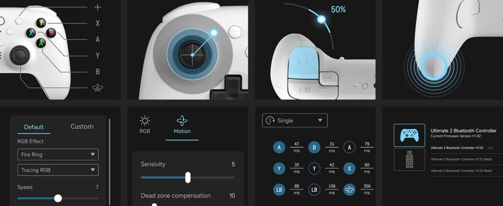 Customization options (Image via 8BitDo)