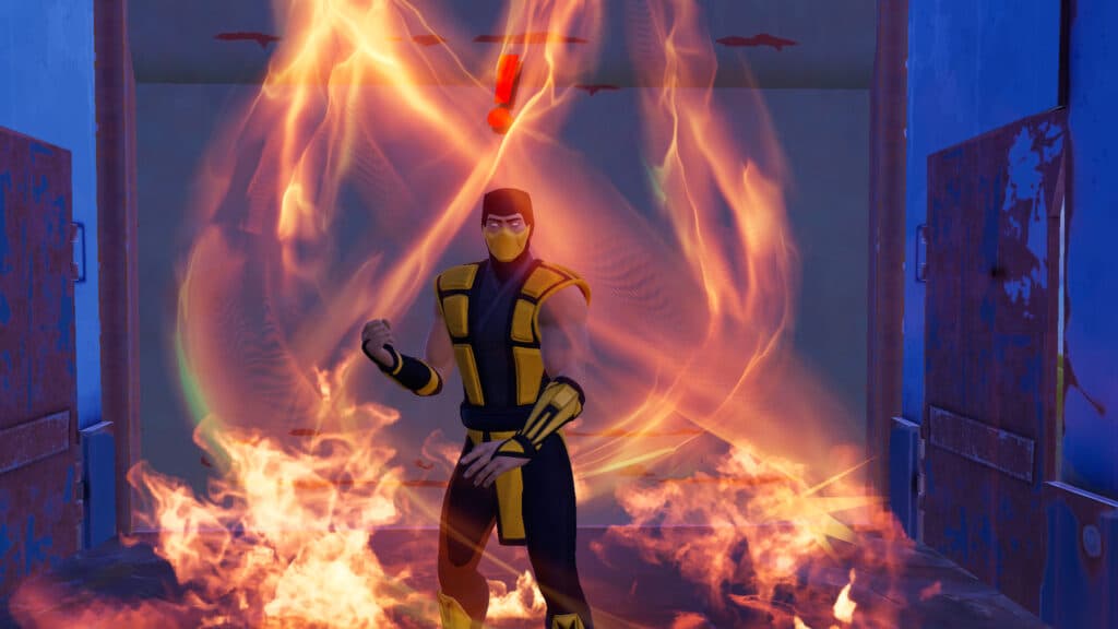 The Scorpion boss character in Fortnite (Image via esports.gg)