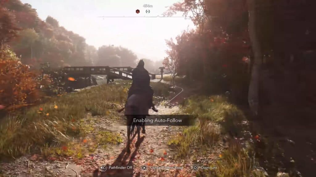 The Horse Auto-Follow option added on the April 8 Community Feedback update (Image via Ubisoft)