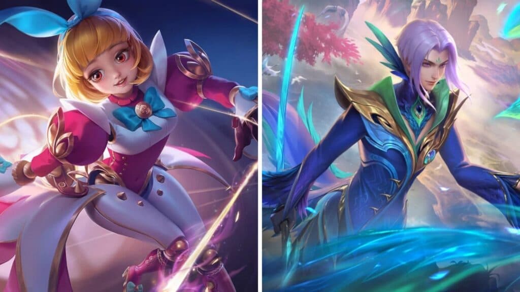 Angela is a support and Ling is an assassin in MLBB. (Image via esports.gg)