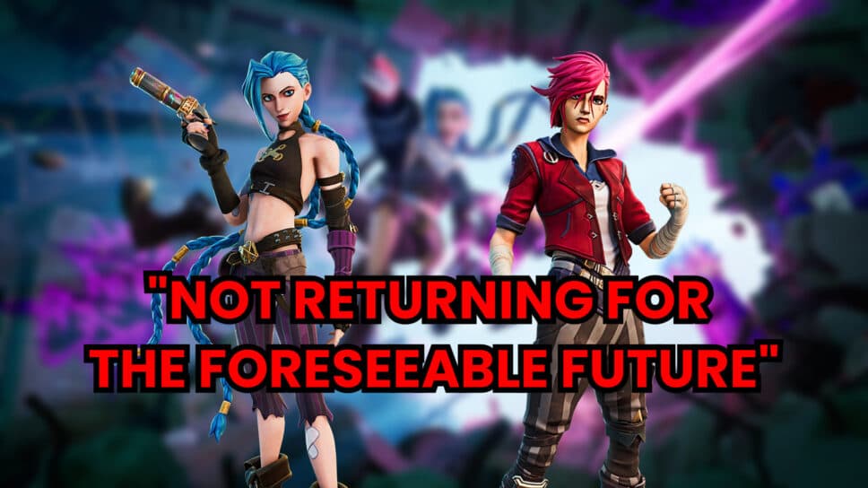 Arcane Fortnite skins won’t return anytime soon, says Riot Games co-founder cover image