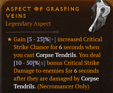 Grasping Veins (Image via esports.gg)