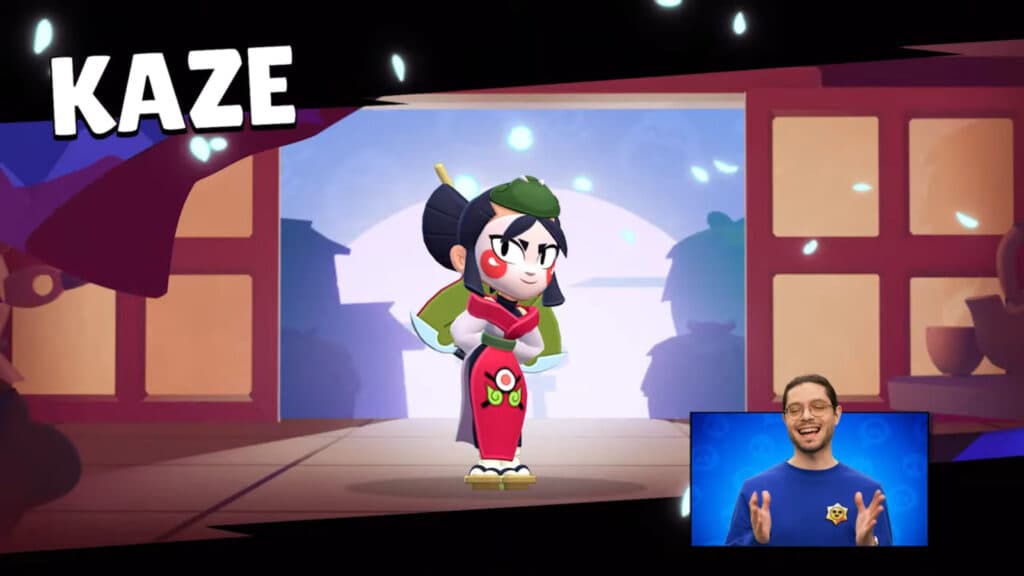 Kaze in Brawl Stars (Image via Supercell)
