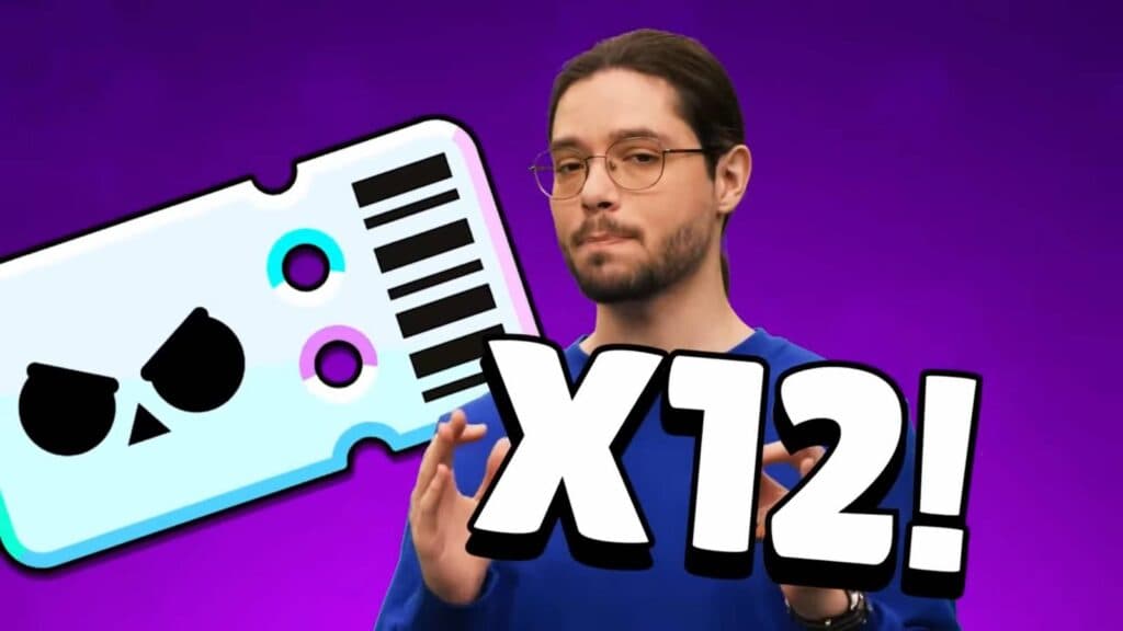 Players can win 12 Brawl Pass Plus subscriptions via the P2W video contest (Image via Supercell)