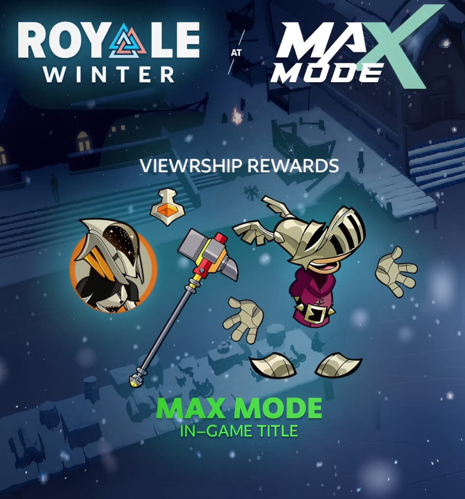 Viewership rewards at Winter Royale (image via Brawlhalla Esports)