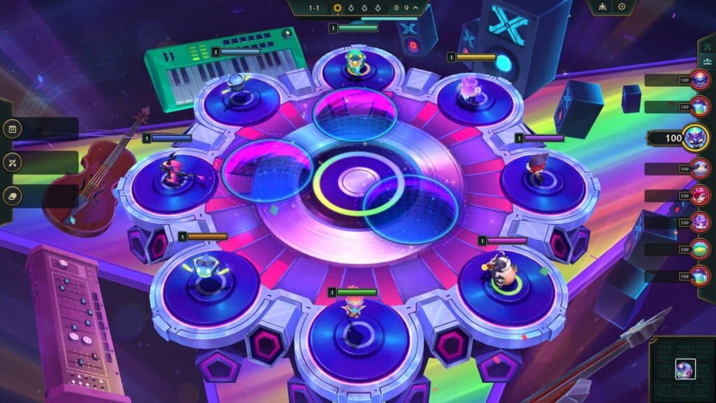 Carousel screenshot from TFT Remix Rumble (Image via Riot Games)