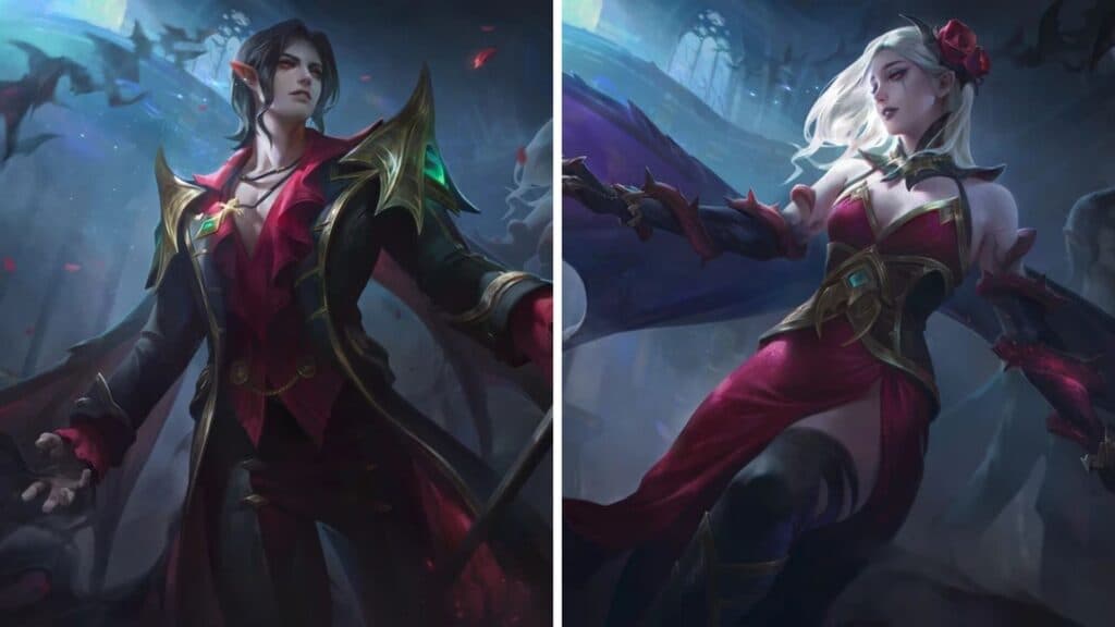 Cecilion is a mage and Carmilla is a support in MLBB. (image via MOONTON Games)