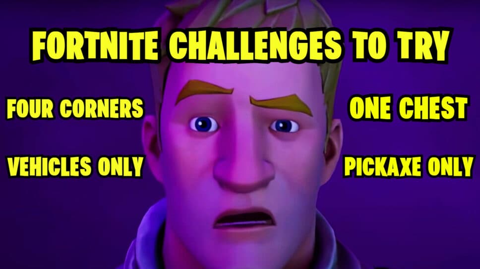 Fun Fortnite challenges that you NEED to try cover image