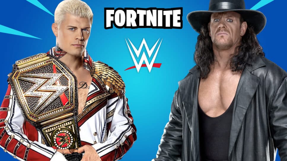 WWE x Fortnite returns with Cody Rhodes & The Undertaker ahead of WrestleMania 41 cover image