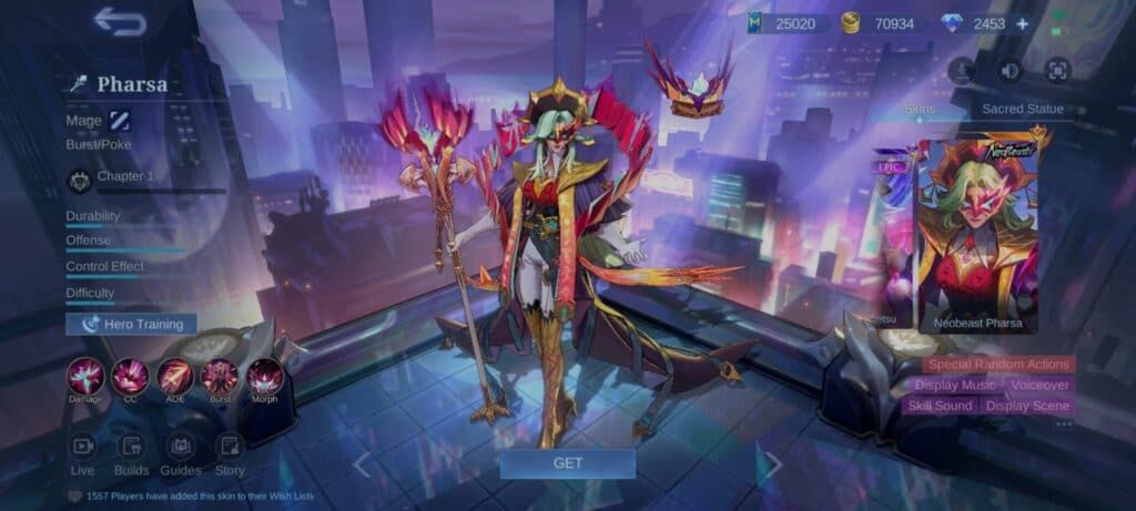 Neobeast Pharsa (Screenshot via esports.gg)