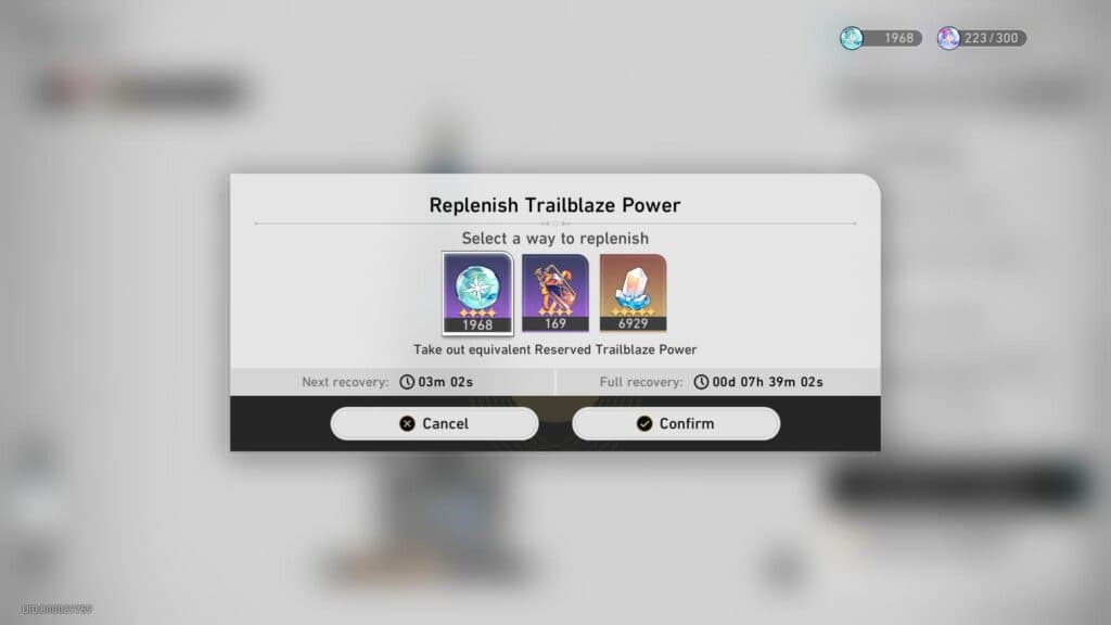 Trailblaze Power (Screenshot by esports.gg)