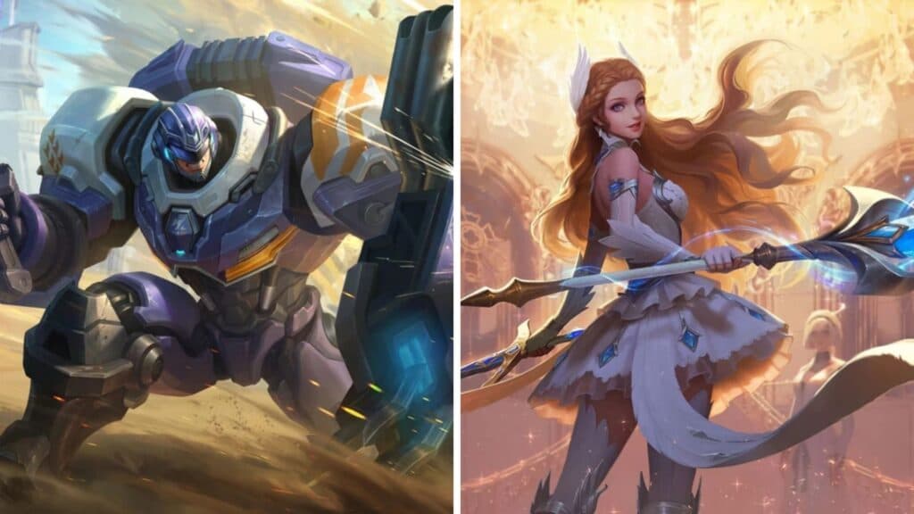 Johnson is a tank and Odette is a mage in MLBB. (image via MOONTON Games)