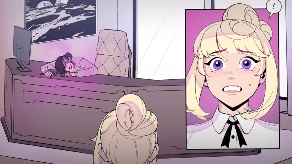 Juno finds out her mother passed out due to Woe's poisoning (Image via Blizzard Entertainment)