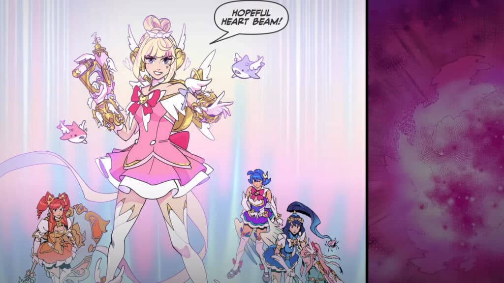 Juno's full transformation as a Hero of Heart (Image via Blizzard Entertainment)