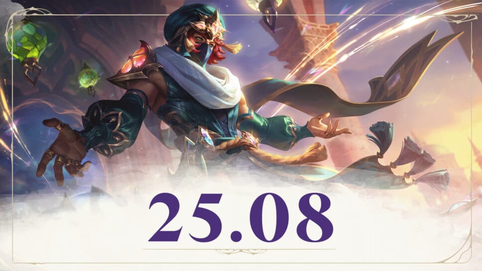 LoL patch 25.08 notes: Mel buffs, Gwen nerfs, and Sahn-Uzal Mordekaiser skin updates cover image