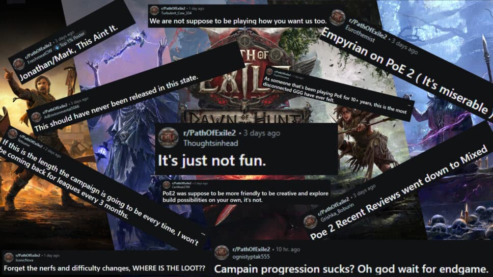 Dawn of the Hunting for loot: Community backlash creates problems in Path of Exile 2 cover image