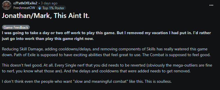 (Image via <a href="https://www.reddit.com/r/PathOfExile2/comments/1jrrn4y/jonathanmark_this_aint_it/" target="_blank" rel="noreferrer noopener">Reddi</a>t u/FreshmeatOW)