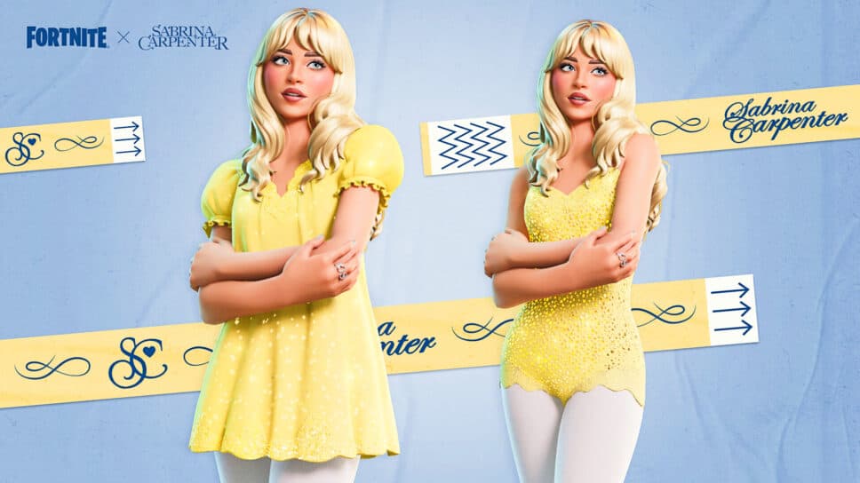 Sabrina Carpenter Fortnite skin: First look and release date cover image