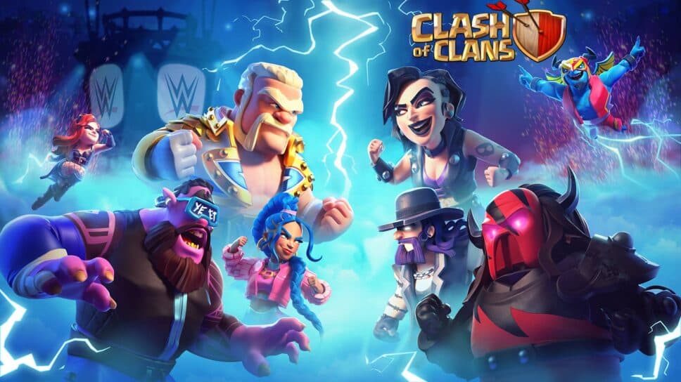 WWE Superstars unleash the power of destruction in Clash of Clans cover image