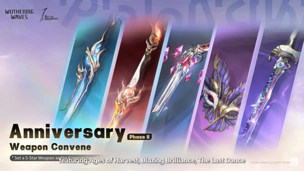 Anniversary Weapon Convene Phases 2
