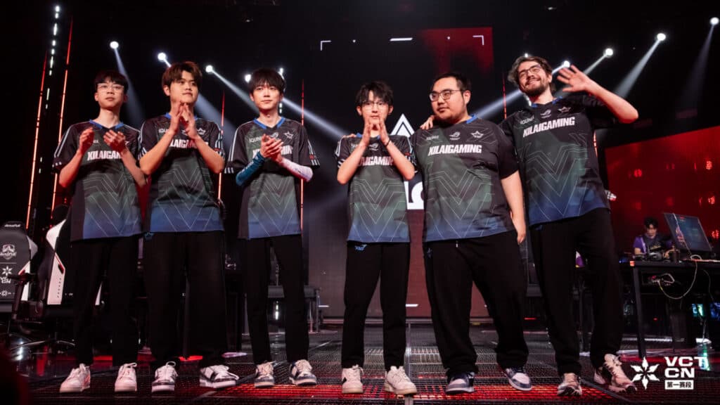 Xi Lai Gaming roster (Image via Riot Games)