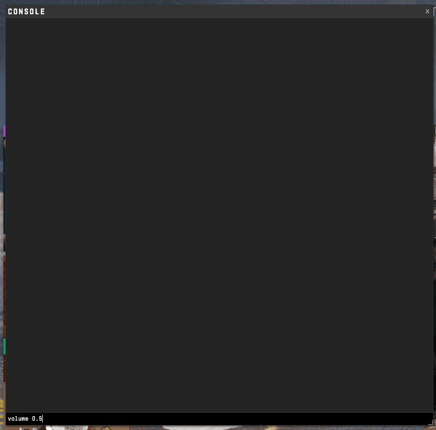 The console in all its glory. (Screenshot by esports.gg)