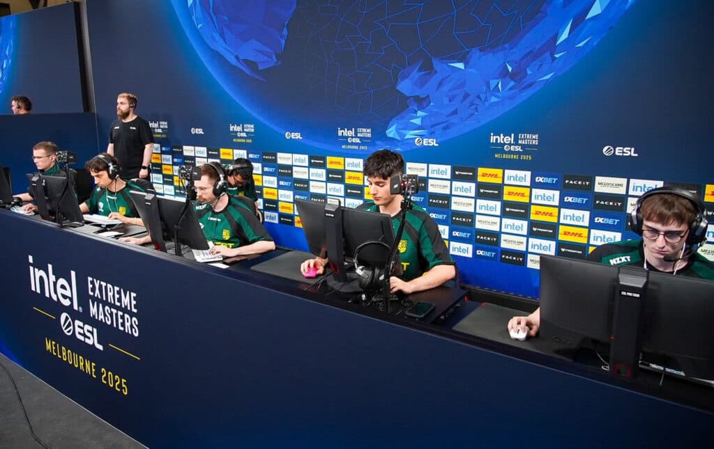 INS and the team face an uphill battle against Vitality. (Photo via FlyQuest)