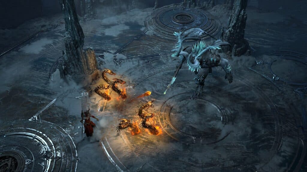 Slaying Belial's Ambush form in Lair Boss fights has a chance to drop Betrayer's Husk (Screenshot via esports.gg)