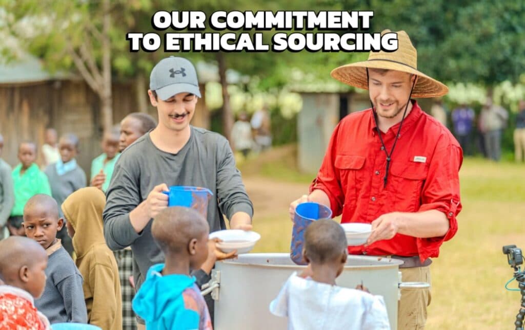 Feastables has a section on their website <a href="https://feastables.com/pages/ethicalsourcing" target="_blank" rel="noreferrer noopener">dedicated to ethical sourcing</a> (Image via Feastables.com)
