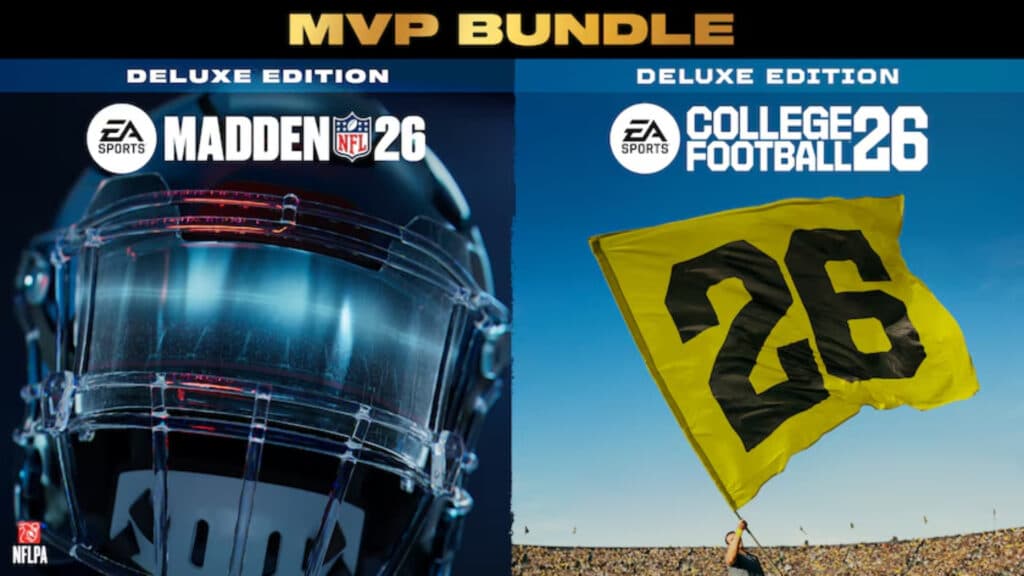 The College Football 26 MVP Bundle offering (Image via Electronic Arts Inc.)