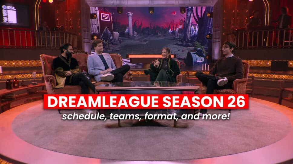 DreamLeague Season 26: Schedule, results, teams, and more cover image