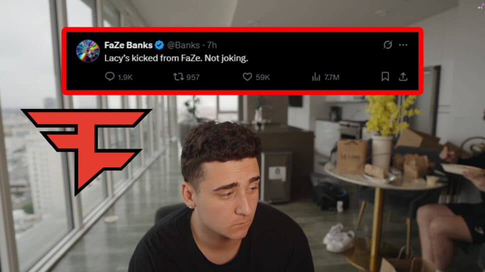 Banks confirms Lacy is no longer part of FaZe Clan cover image